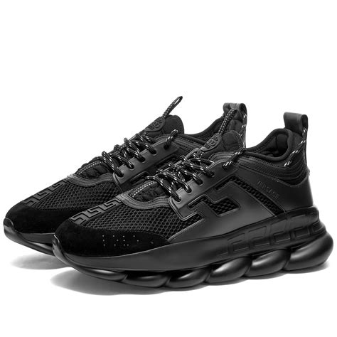 versace chain reaction black shoes